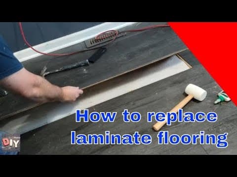How to fix a damaged Laminate floor plank