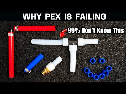 #1 PEX Plumbing Mistake You Don&#39;t Want to Make (A vs B)