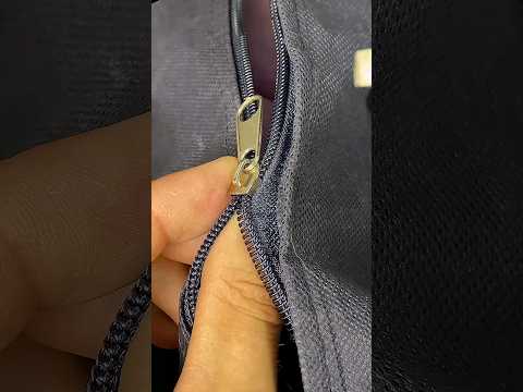 How to fix a zipper in 1 minute! #shorts