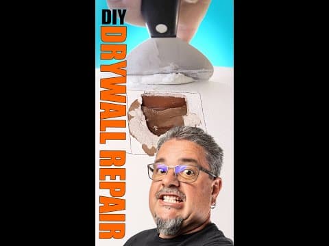 FAST! DIY Drywall Hole Patch #drywall #diy