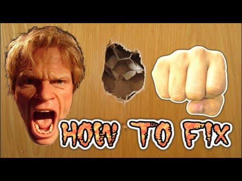 Repairing a punched hollow door ! #short #repair hack