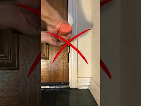 How to Fix a Sagging Door (quick) (#shorts)