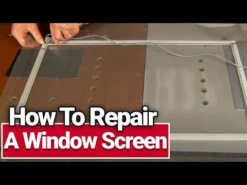 How to Repair a Window Screen -  Ace Hardware