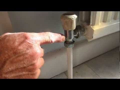 How to repair a leaking radiator valve.