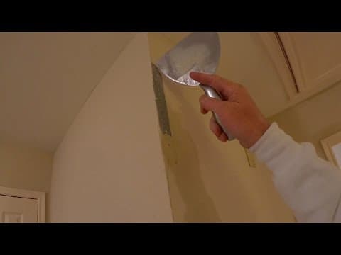 How To Fix Cracked Corner-Bead Full Process, With Cool Texture Trick